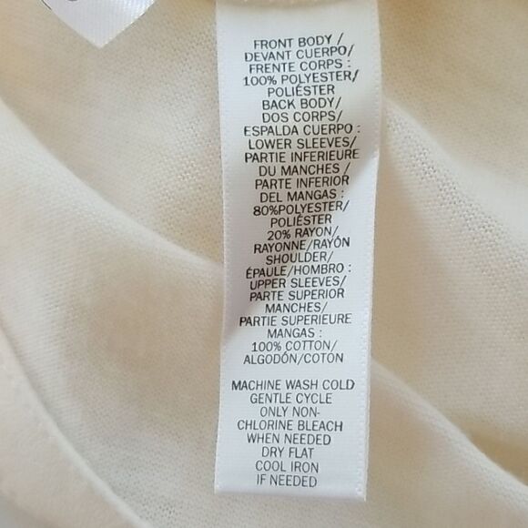 Ann Taylor Loft Crocheted long sleeve Top, SP - Picture 8 of 8